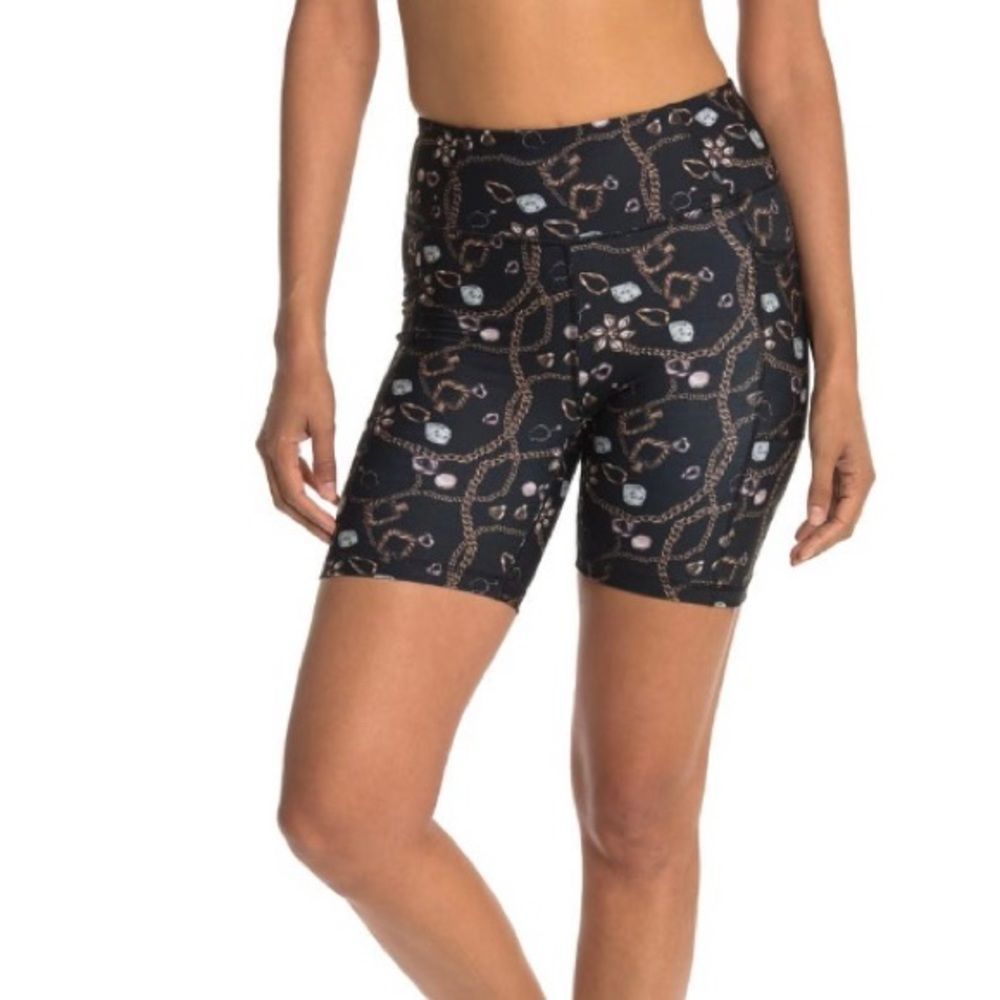 X by Gotex Black Peach Collection Pockets Bike Shorts Size XS (E-002, E-006)
